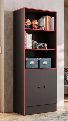Armário Gamer 4095 Ambiente 2 portas