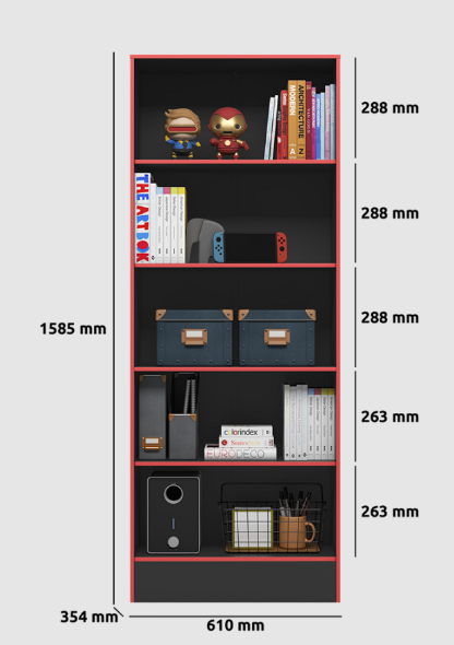 Armário Gamer 4095 Ambiente 2 portas