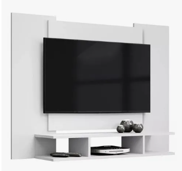 Rack Painel Para Tv Ej Móveis 32 Á 48 Polegadas Com Nicho