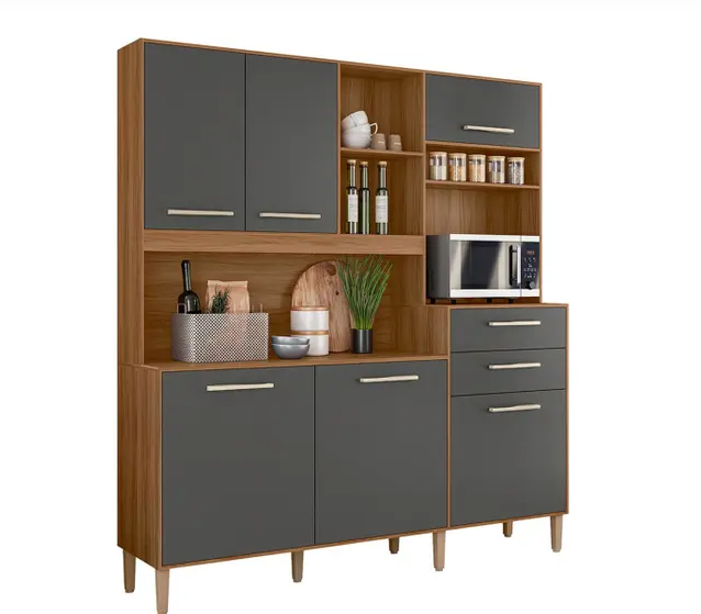 Cozinha Compacta Salsa 6 Portas 2 Gavetas