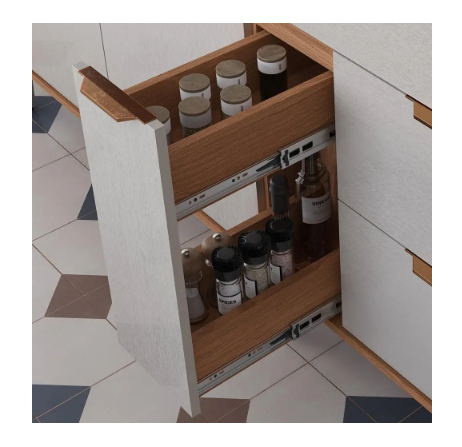 Kit de Cozinha Armário Compacta Astra 2,40m 10 Portas e 4 Gavetas