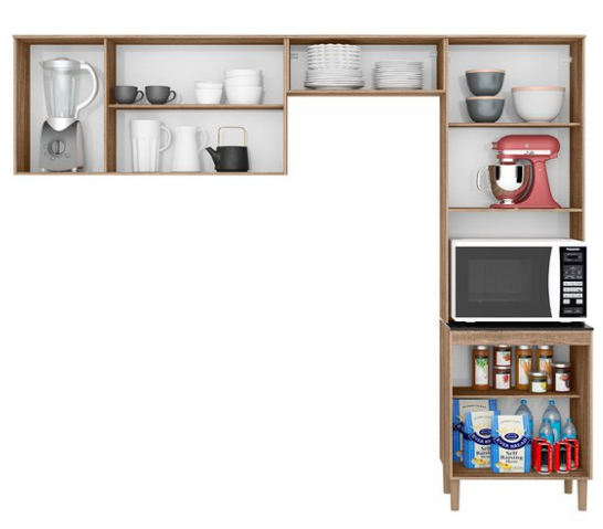 Kit Cozinha Compacta Fit