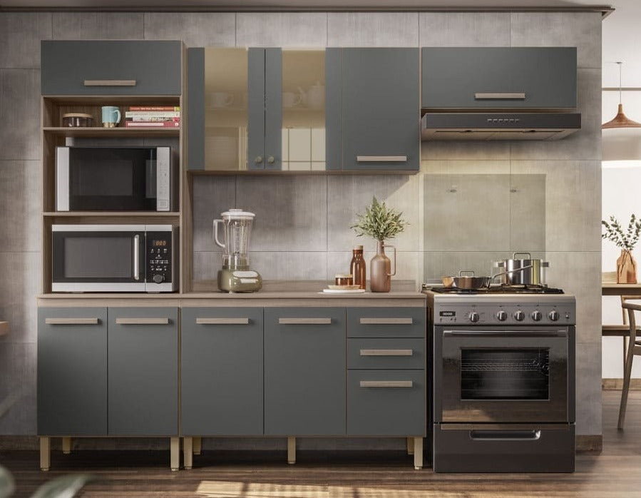 Cozinha Modulada Intenza Madre 4 Peças Completa