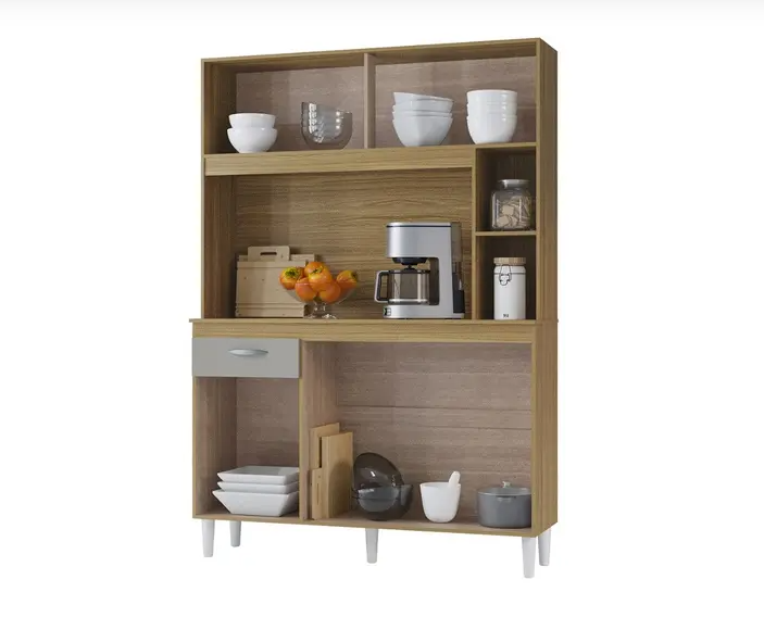 Armário Kit Duda 120 5 Portas 1 Gaveta