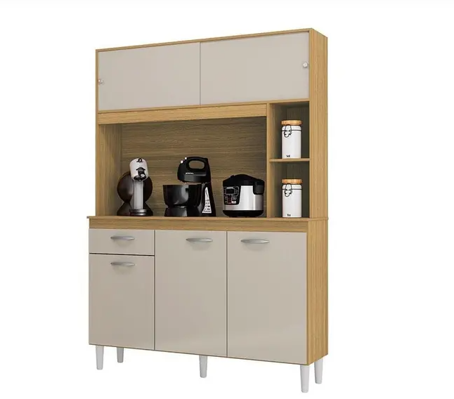 Armário Kit Duda 120 5 Portas 1 Gaveta