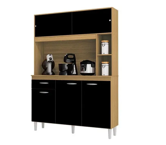 Armário Kit Duda 120 5 Portas 1 Gaveta