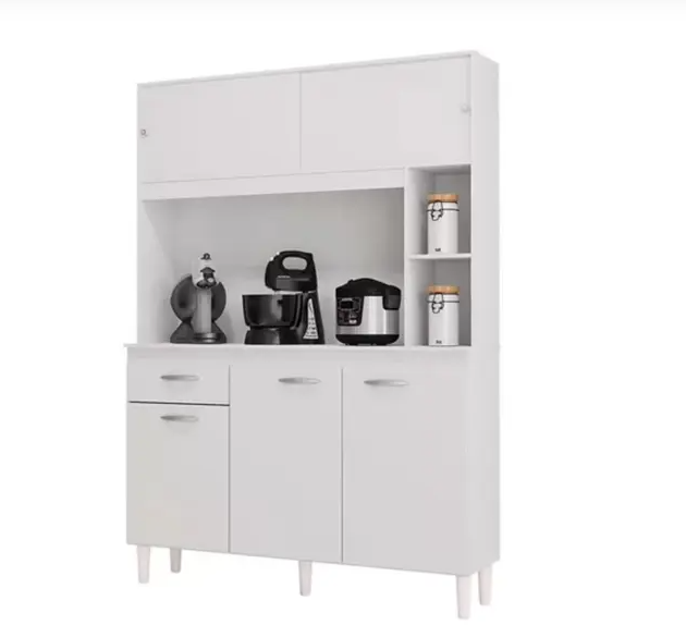 Armário Kit Duda 120 5 Portas 1 Gaveta