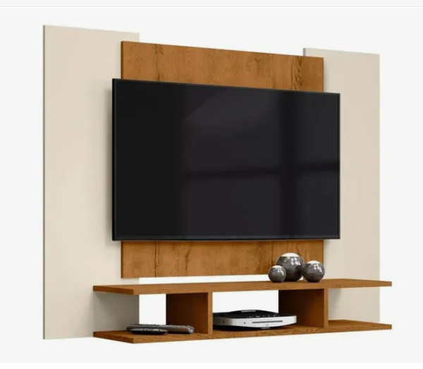 Rack Painel Para Tv Ej Móveis 32 Á 48 Polegadas Com Nicho