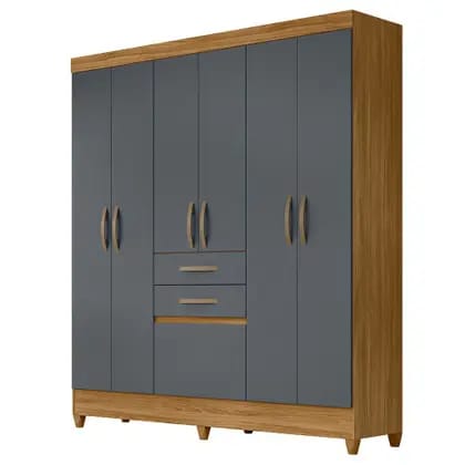 Guarda Roupa 7 portas 2 gavetas Mafra