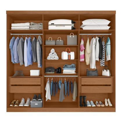 Guarda-roupa Casal 6 Portas 4 Gavetas Evidence Plus