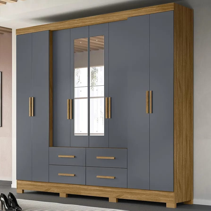 Guarda Roupa Casal San Lorenzo 8 Portas