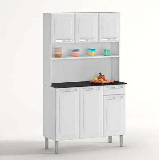 Kit Cozinha Rose Compacta Itatiaia em Aço 6 Portas 1 I3G1-105