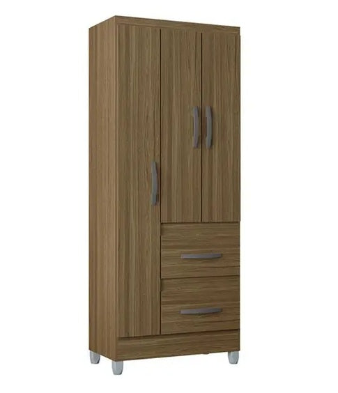Guarda Roupa Capri 3 Portas 2 Gavetas