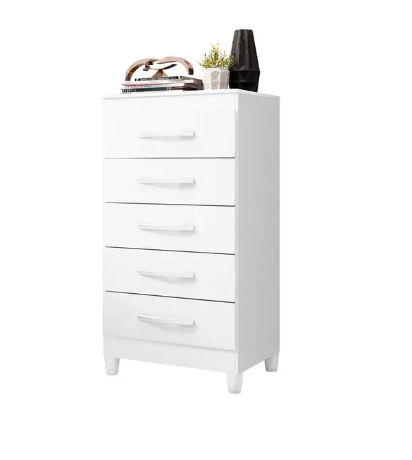 Cômoda Esmeralda Compacta 5 Gavetas