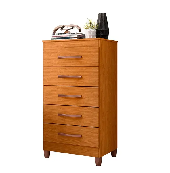 Cômoda Esmeralda Compacta 5 Gavetas