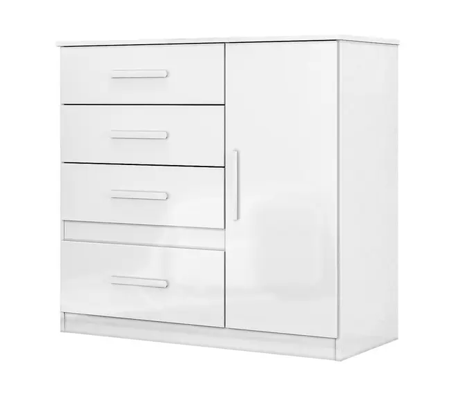 Cômoda Sapateira Vênus 1 Porta e 4 Gavetas