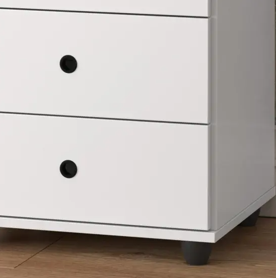 Mesa De Cabeceira Mudo Luxo New I 3 Gavetas