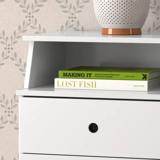 Mesa De Cabeceira Mudo Luxo New I 3 Gavetas