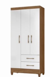 Guarda Roupa Lima  3 Portas 2 Gavetas