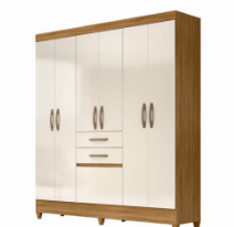 Guarda Roupa 7 portas 2 gavetas Mafra