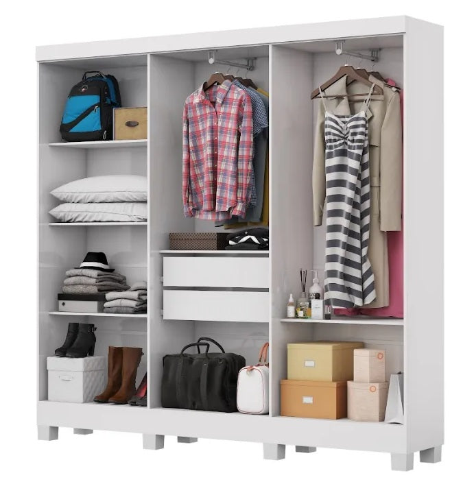 Guarda-Roupa Casal Reis 6 portas